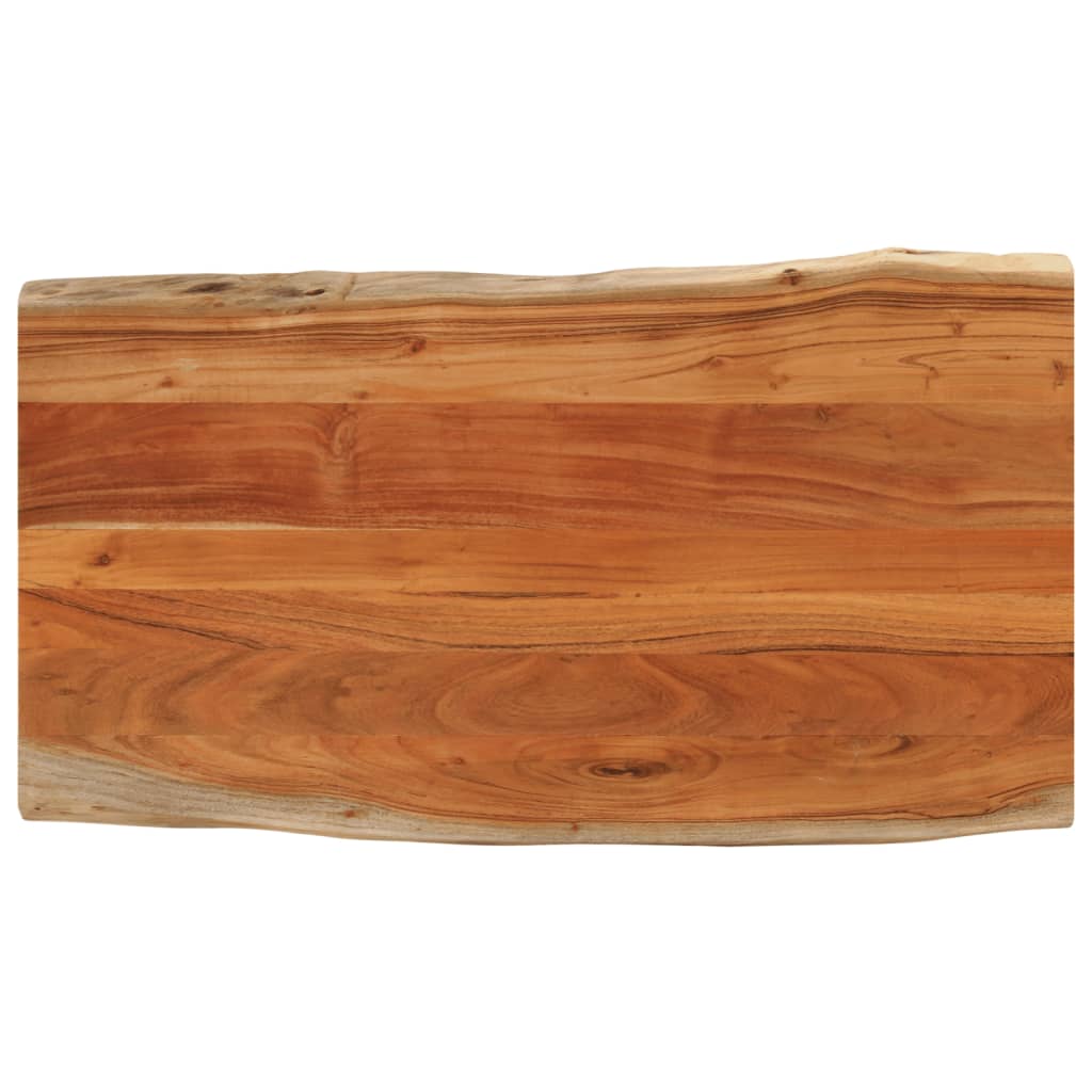 Stolní Deska 120X60X3,8Cm Obdélníková Masivní Akácie Živá Hrana