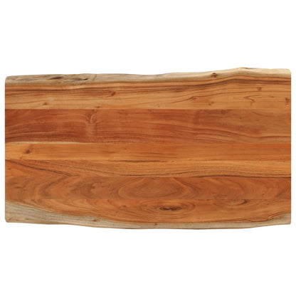 Stolní Deska 120X60X3,8Cm Obdélníková Masivní Akácie Živá Hrana