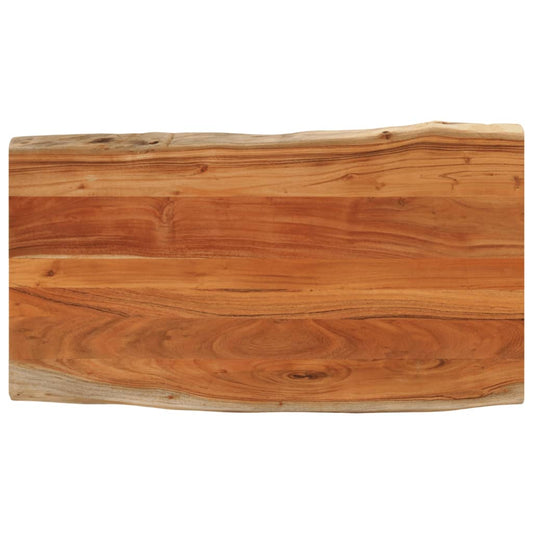 Stolní Deska 120X60X3,8Cm Obdélníková Masivní Akácie Živá Hrana