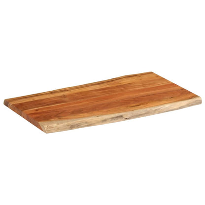 Stolní Deska 120X60X3,8Cm Obdélníková Masivní Akácie Živá Hrana