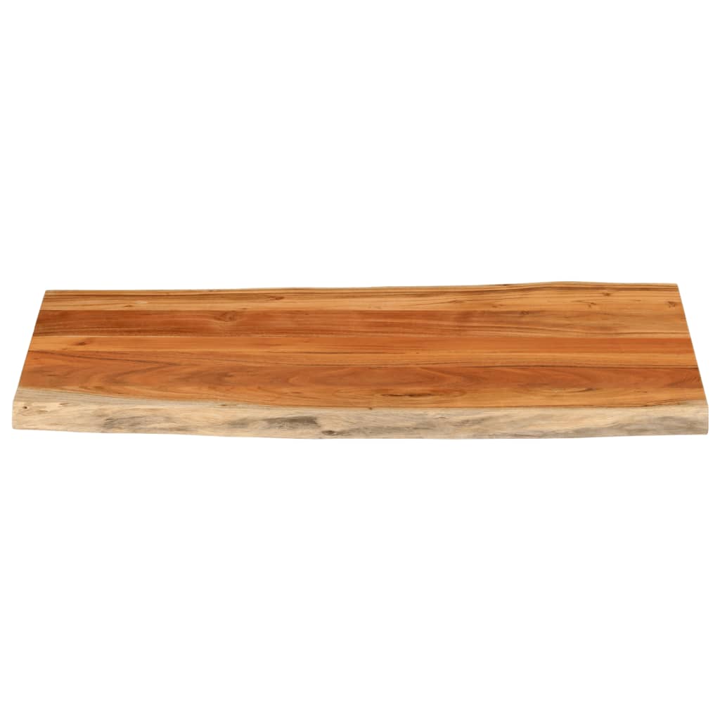 Stolní Deska 120X60X3,8Cm Obdélníková Masivní Akácie Živá Hrana