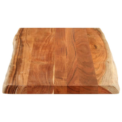 Stolní Deska 120X60X3,8Cm Obdélníková Masivní Akácie Živá Hrana