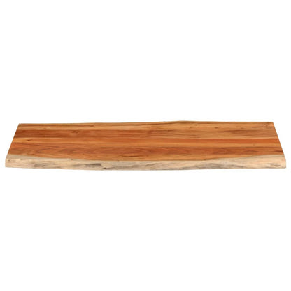 Stolní Deska 140X60X3,8Cm Obdélníková Masivní Akácie Živá Hrana