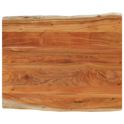 Stolní Deska 110X80X3,8Cm Obdélníková Masivní Akácie Živá Hrana