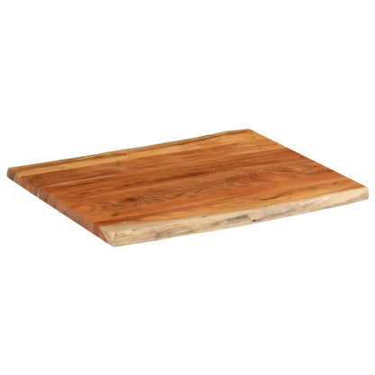 Stolní Deska 110X80X3,8Cm Obdélníková Masivní Akácie Živá Hrana