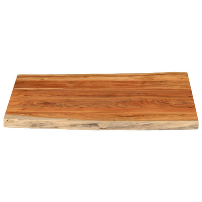 Stolní Deska 110X80X3,8Cm Obdélníková Masivní Akácie Živá Hrana
