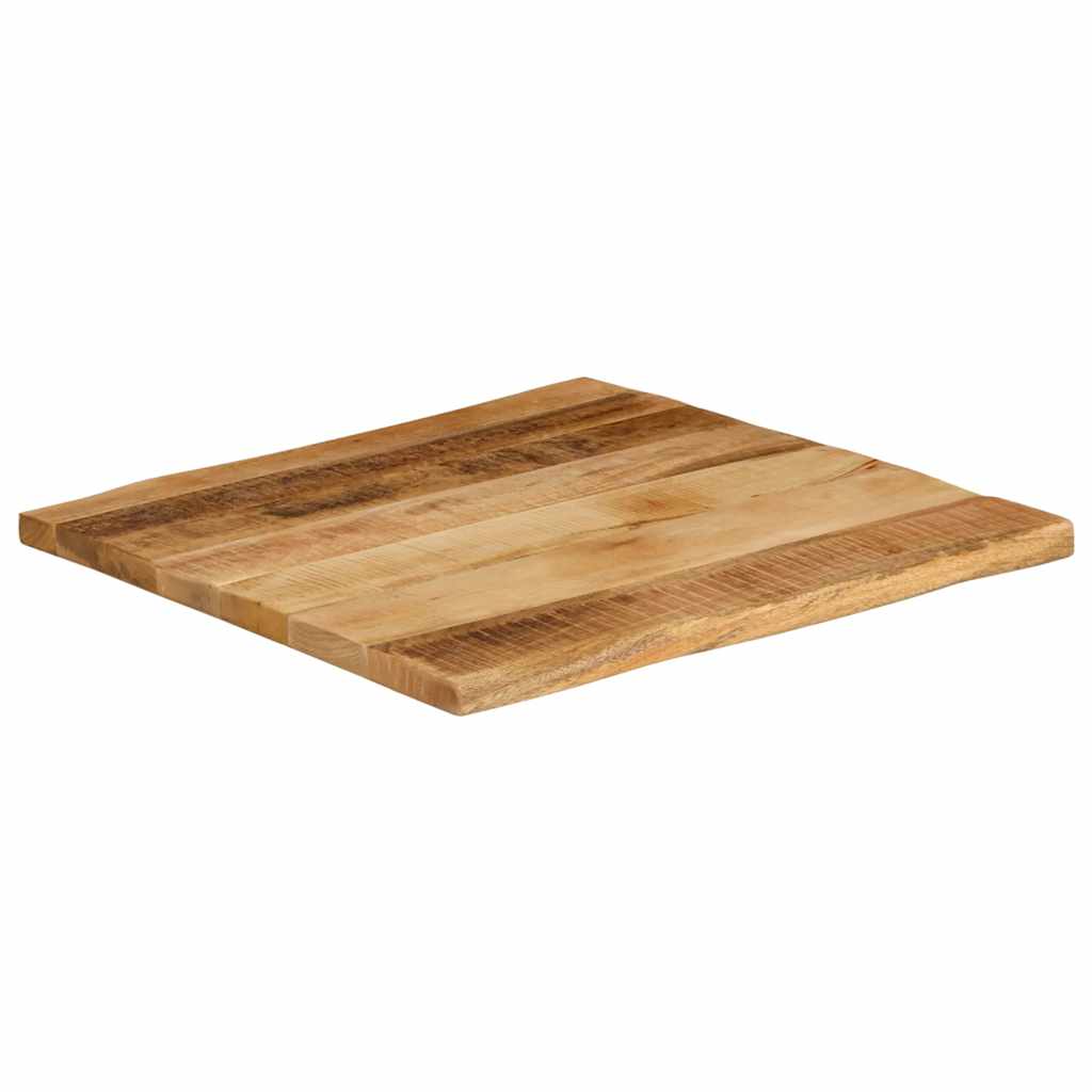 Stolní Deska Živá Hrana 50X40X3,8 Cm Masivní Hrubý Mangovník Hrubé Mangovníkové Dřevo (Přírodní)