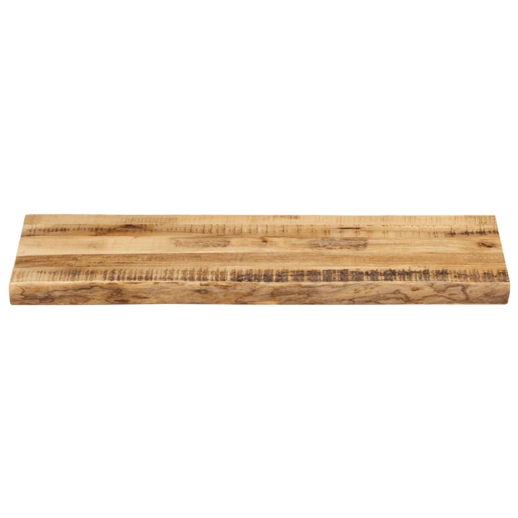 Stolní Deska Živá Hrana 90X40X2,5 Cm Masivní Hrubý Mangovník