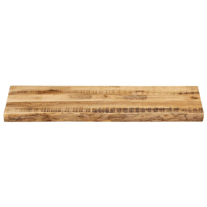 Stolní Deska Živá Hrana 90X40X2,5 Cm Masivní Hrubý Mangovník