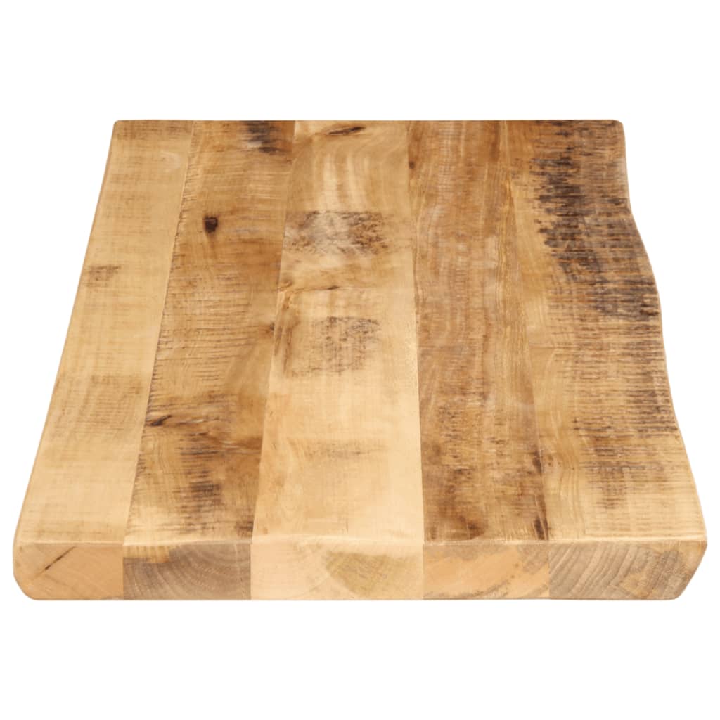 Stolní Deska Živá Hrana 90X40X2,5 Cm Masivní Hrubý Mangovník