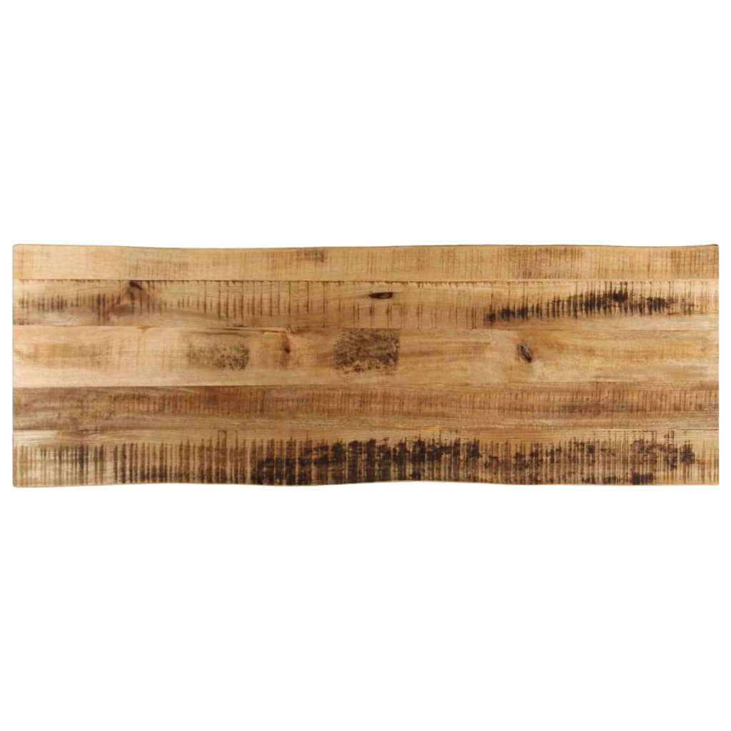 Stolní Deska Živá Hrana 50X40X3,8 Cm Masivní Hrubý Mangovník Hrubé Mangovníkové Dřevo (Přírodní)