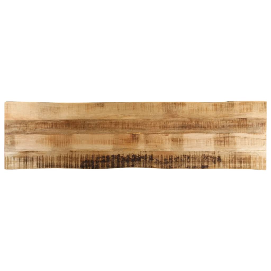 Stolní Deska Živá Hrana 50X40X3,8 Cm Masivní Hrubý Mangovník Hrubé Mangovníkové Dřevo (Přírodní)
