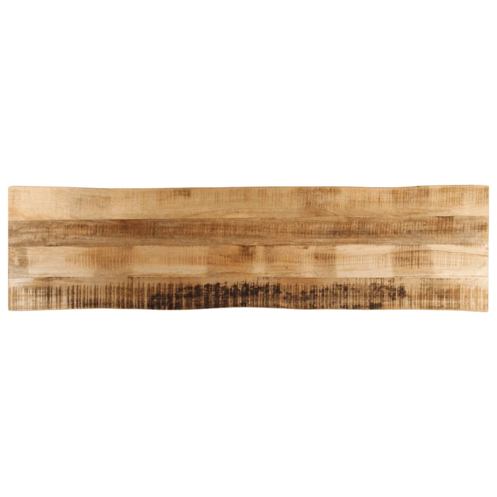 Stolní Deska Živá Hrana 50X40X3,8 Cm Masivní Hrubý Mangovník Hrubé Mangovníkové Dřevo (Přírodní)