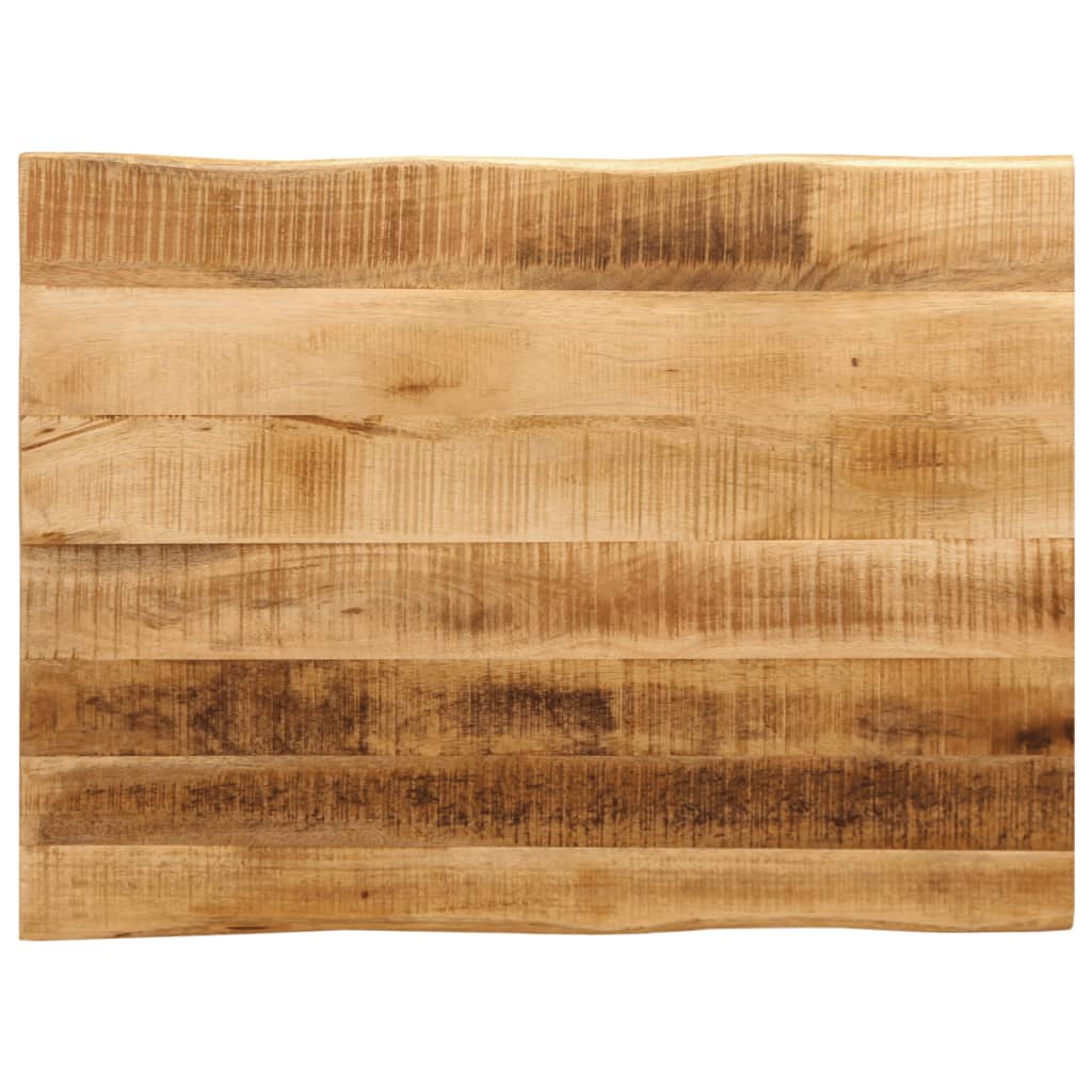 Stolní Deska Živá Hrana 50X40X3,8 Cm Masivní Hrubý Mangovník Hrubé Mangovníkové Dřevo (Přírodní)