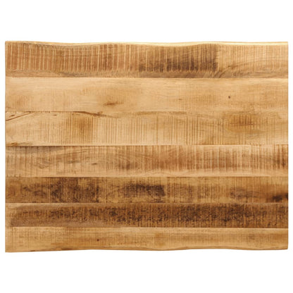 Stolní Deska Živá Hrana 50X40X3,8 Cm Masivní Hrubý Mangovník Hrubé Mangovníkové Dřevo (Přírodní)