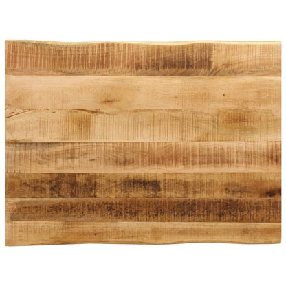 Stolní Deska Živá Hrana 50X40X3,8 Cm Masivní Hrubý Mangovník Hrubé Mangovníkové Dřevo (Přírodní)