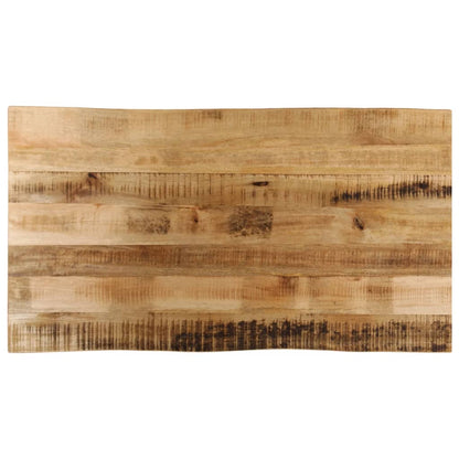 Stolní Deska Živá Hrana 50X40X3,8 Cm Masivní Hrubý Mangovník Hrubé Mangovníkové Dřevo (Přírodní)