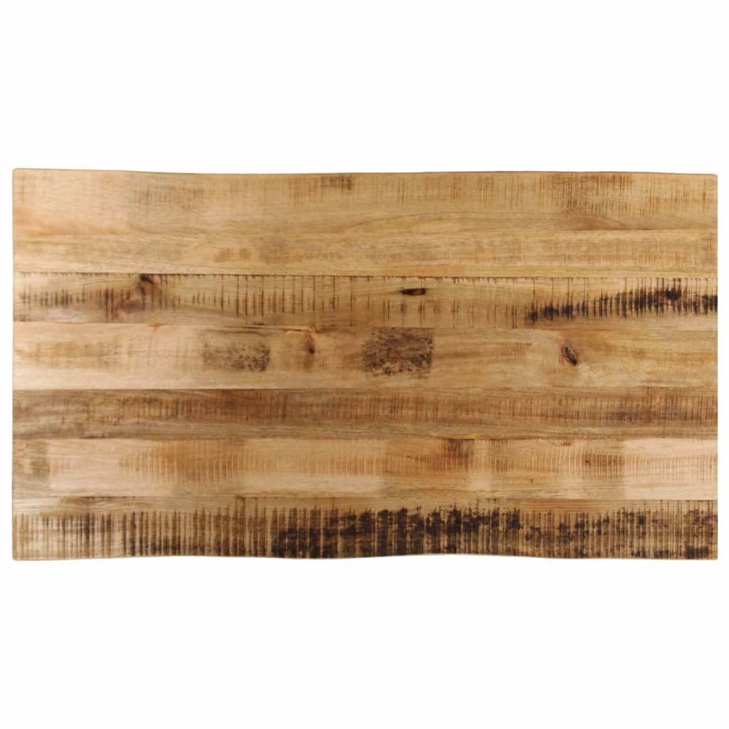 Stolní Deska Živá Hrana 50X40X3,8 Cm Masivní Hrubý Mangovník Hrubé Mangovníkové Dřevo (Přírodní)