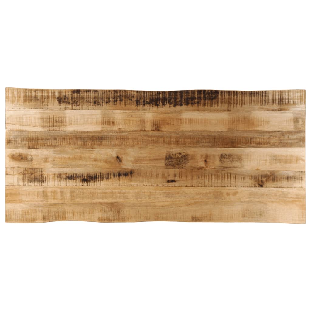 Stolní Deska Živá Hrana 50X40X3,8 Cm Masivní Hrubý Mangovník Hrubé Mangovníkové Dřevo (Přírodní)