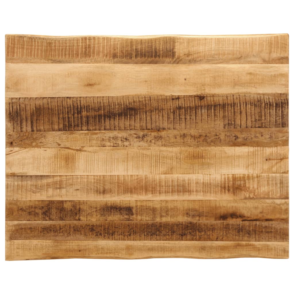 Stolní Deska Živá Hrana 50X40X3,8 Cm Masivní Hrubý Mangovník Hrubé Mangovníkové Dřevo (Přírodní)