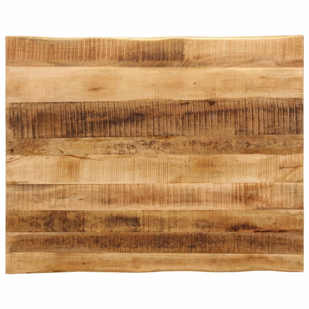 Stolní Deska Živá Hrana 50X40X3,8 Cm Masivní Hrubý Mangovník Hrubé Mangovníkové Dřevo (Přírodní)