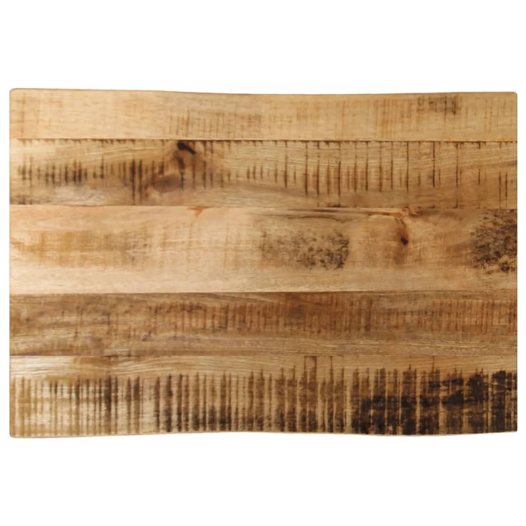 Stolní Deska Živá Hrana 50X40X3,8 Cm Masivní Hrubý Mangovník Hrubé Mangovníkové Dřevo (Přírodní)