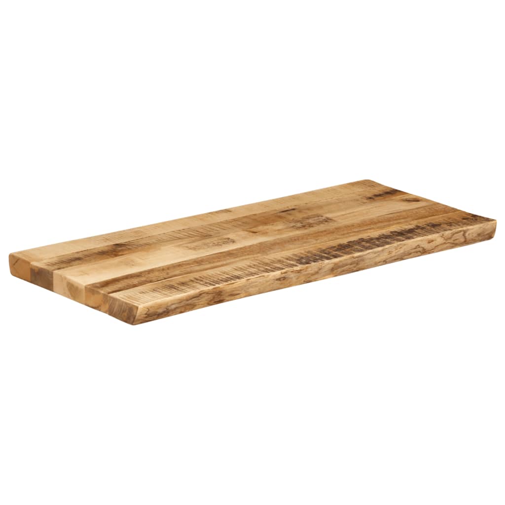 Stolní Deska Živá Hrana 80X40X3,8 Cm Masivní Hrubý Mangovník