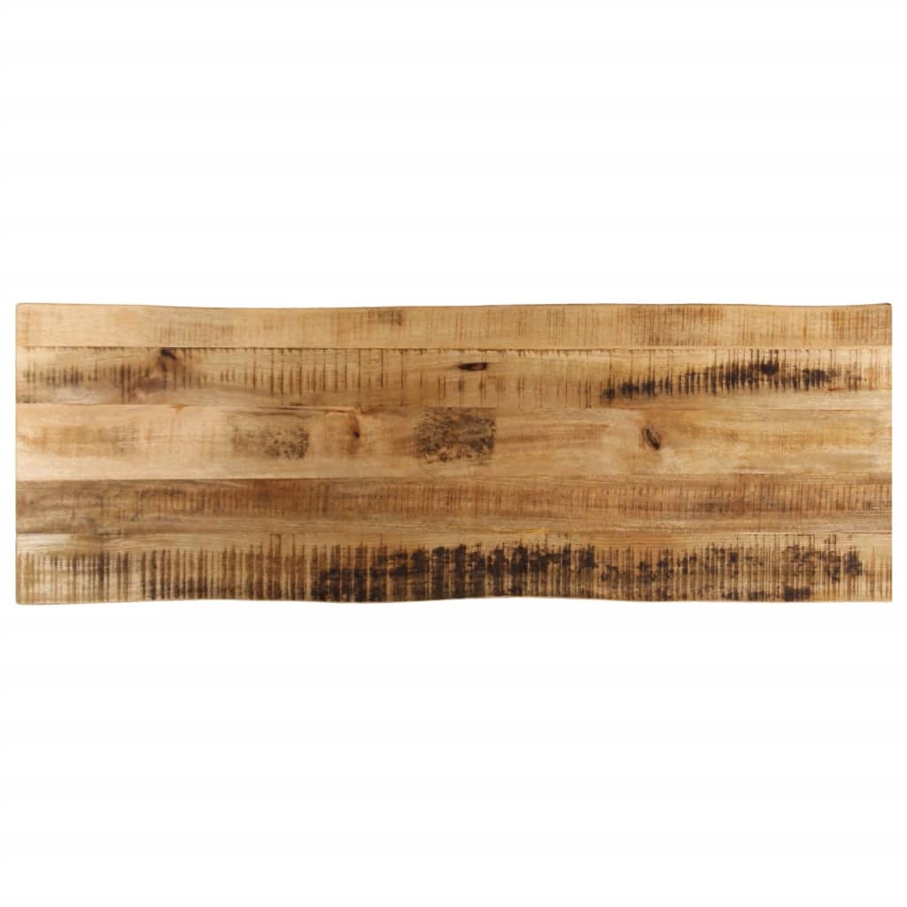 Stolní Deska Živá Hrana 50X40X3,8 Cm Masivní Hrubý Mangovník Hrubé Mangovníkové Dřevo (Přírodní)