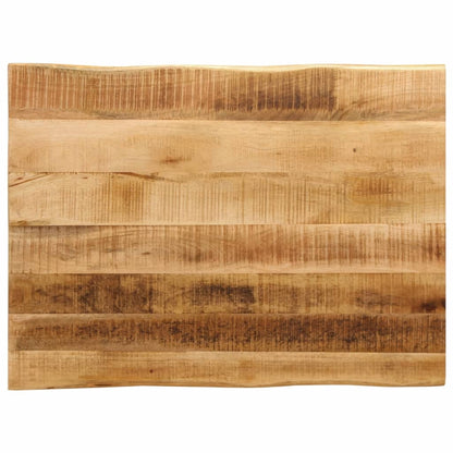 Stolní Deska Živá Hrana 50X40X3,8 Cm Masivní Hrubý Mangovník Hrubé Mangovníkové Dřevo (Přírodní)