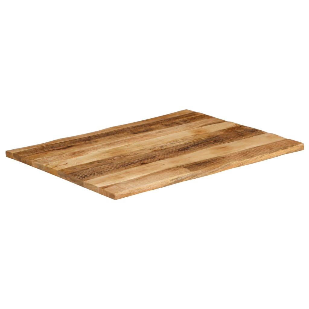 Stolní Deska Živá Hrana 110X80X3,8 Cm Masivní Hrubý Mangovník