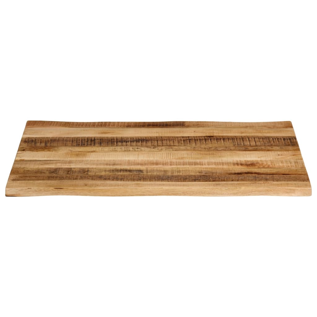Stolní Deska Živá Hrana 110X80X3,8 Cm Masivní Hrubý Mangovník