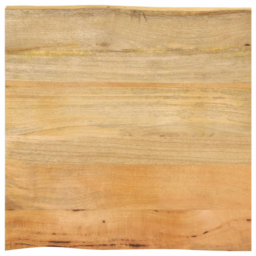 Stolní Deska 80 X 80 X 2,5 Cm Živá Hrana Mangovníkové Dřevo