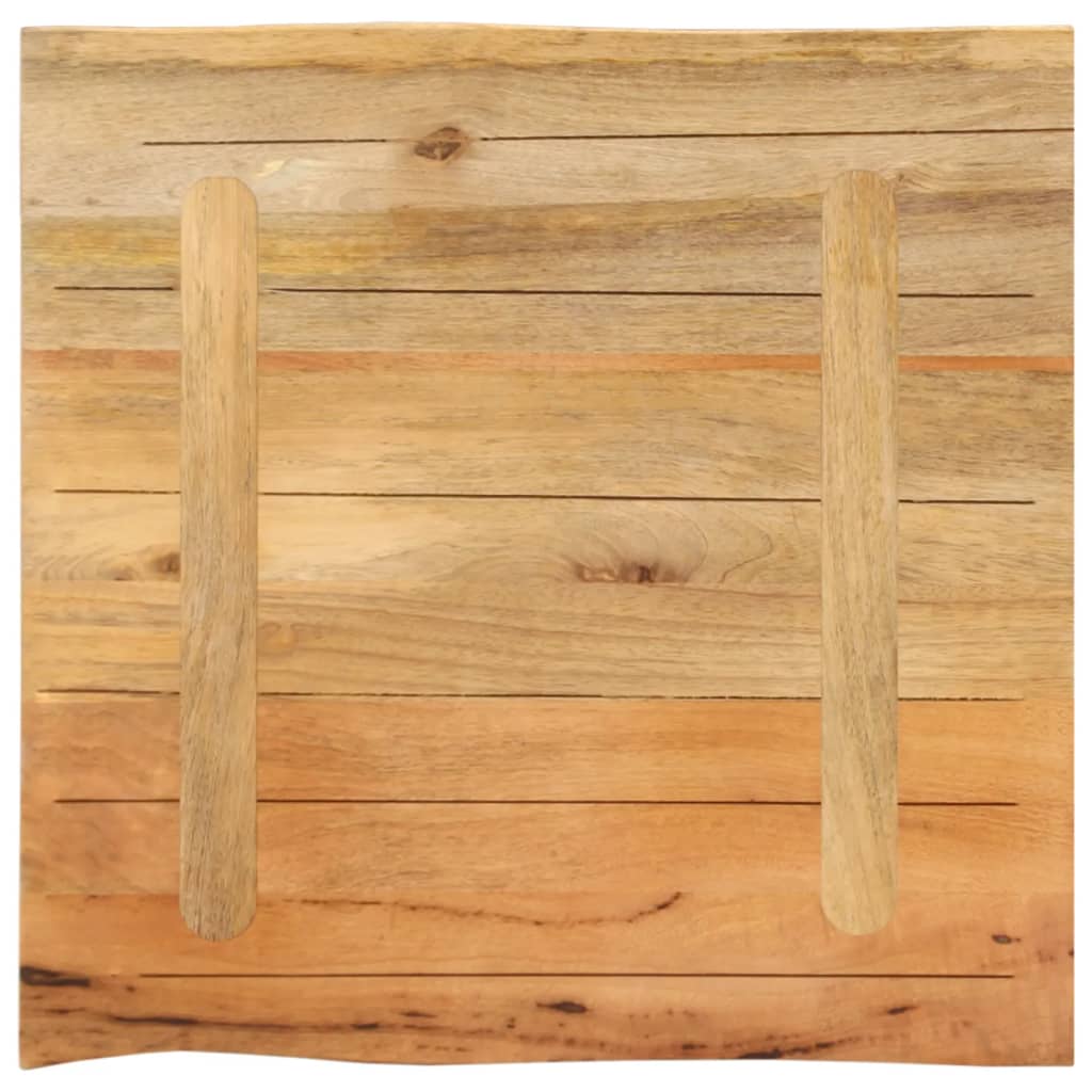 Stolní Deska 80 X 80 X 2,5 Cm Živá Hrana Mangovníkové Dřevo