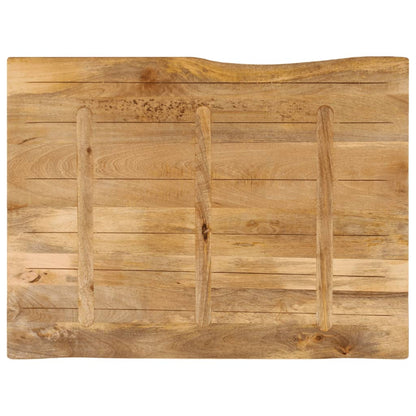 Stolní Deska 90 X 80 X 3,8 Cm Živá Hrana Mangovníkové Dřevo