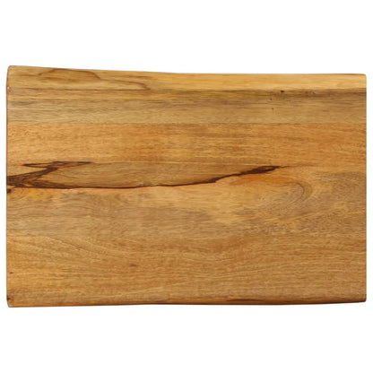 Stolní Deska 80 X 60 X 2,5 Cm Živá Hrana Mangovníkové Dřevo Mangovníkové Dřevo (Dubová Povrchová Úprava)