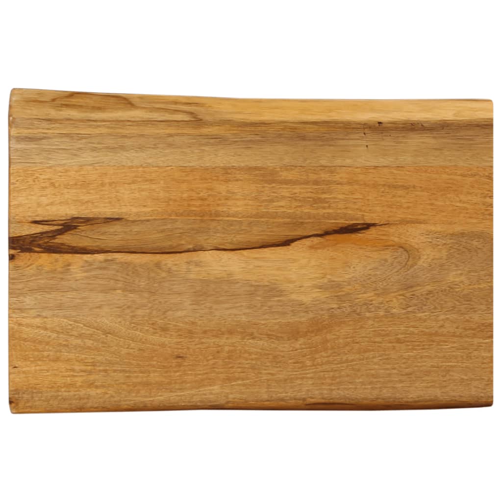 Stolní Deska 80 X 60 X 2,5 Cm Živá Hrana Mangovníkové Dřevo Mangovníkové Dřevo (Dubová Povrchová Úprava)