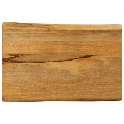 Stolní Deska 80 X 60 X 2,5 Cm Živá Hrana Mangovníkové Dřevo Mangovníkové Dřevo (Dubová Povrchová Úprava)