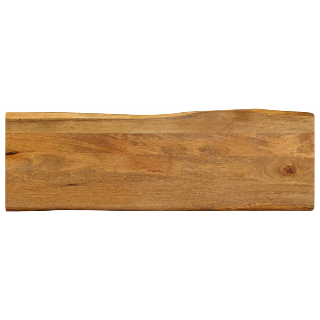 Stolní Deska 80 X 60 X 2,5 Cm Živá Hrana Mangovníkové Dřevo Mangovníkové Dřevo (Dubová Povrchová Úprava)