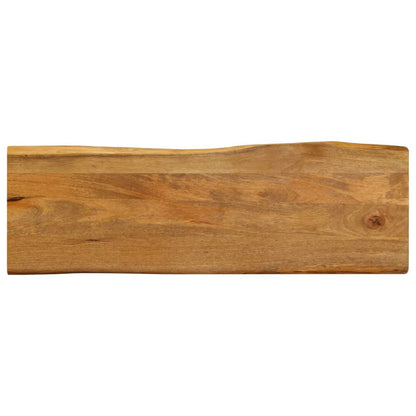 Stolní Deska 80 X 60 X 2,5 Cm Živá Hrana Mangovníkové Dřevo Mangovníkové Dřevo (Dubová Povrchová Úprava)