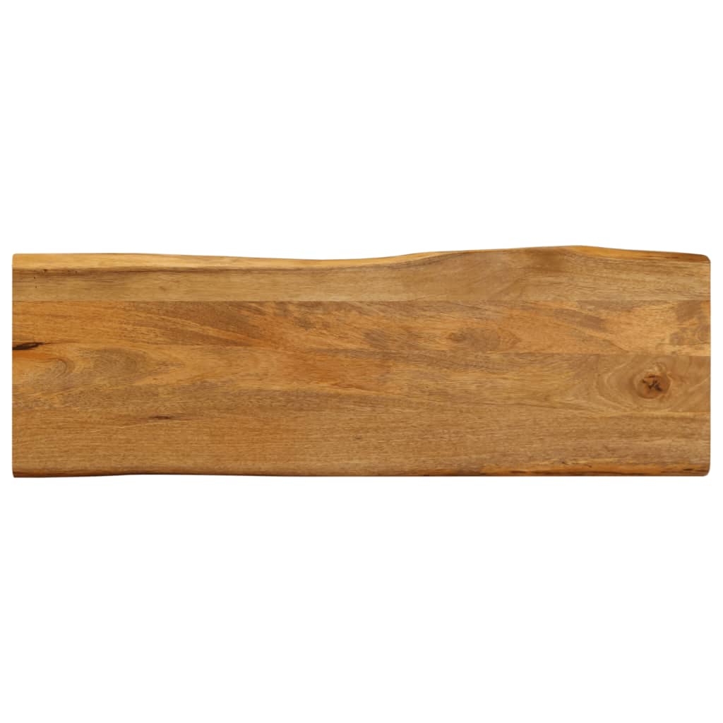 Stolní Deska 80 X 60 X 2,5 Cm Živá Hrana Mangovníkové Dřevo Mangovníkové Dřevo (Dubová Povrchová Úprava)