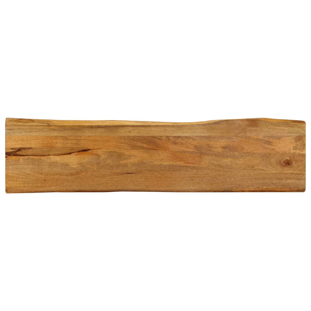 Stolní Deska 80 X 60 X 2,5 Cm Živá Hrana Mangovníkové Dřevo Mangovníkové Dřevo (Dubová Povrchová Úprava)