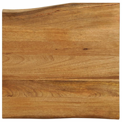 Stolní Deska 80 X 60 X 2,5 Cm Živá Hrana Mangovníkové Dřevo Mangovníkové Dřevo (Dubová Povrchová Úprava)