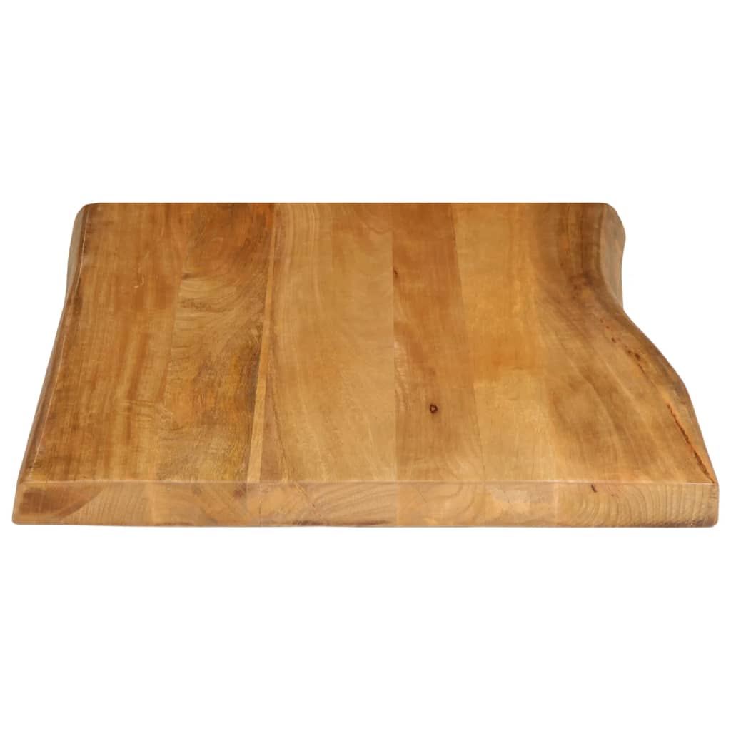 Stolní Deska 80 X 60 X 2,5 Cm Živá Hrana Mangovníkové Dřevo Mangovníkové Dřevo (Dubová Povrchová Úprava)