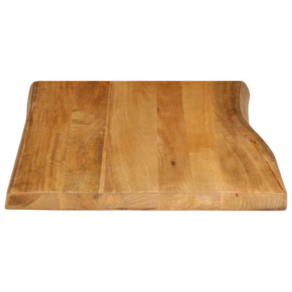 Stolní Deska 80 X 60 X 2,5 Cm Živá Hrana Mangovníkové Dřevo Mangovníkové Dřevo (Dubová Povrchová Úprava)
