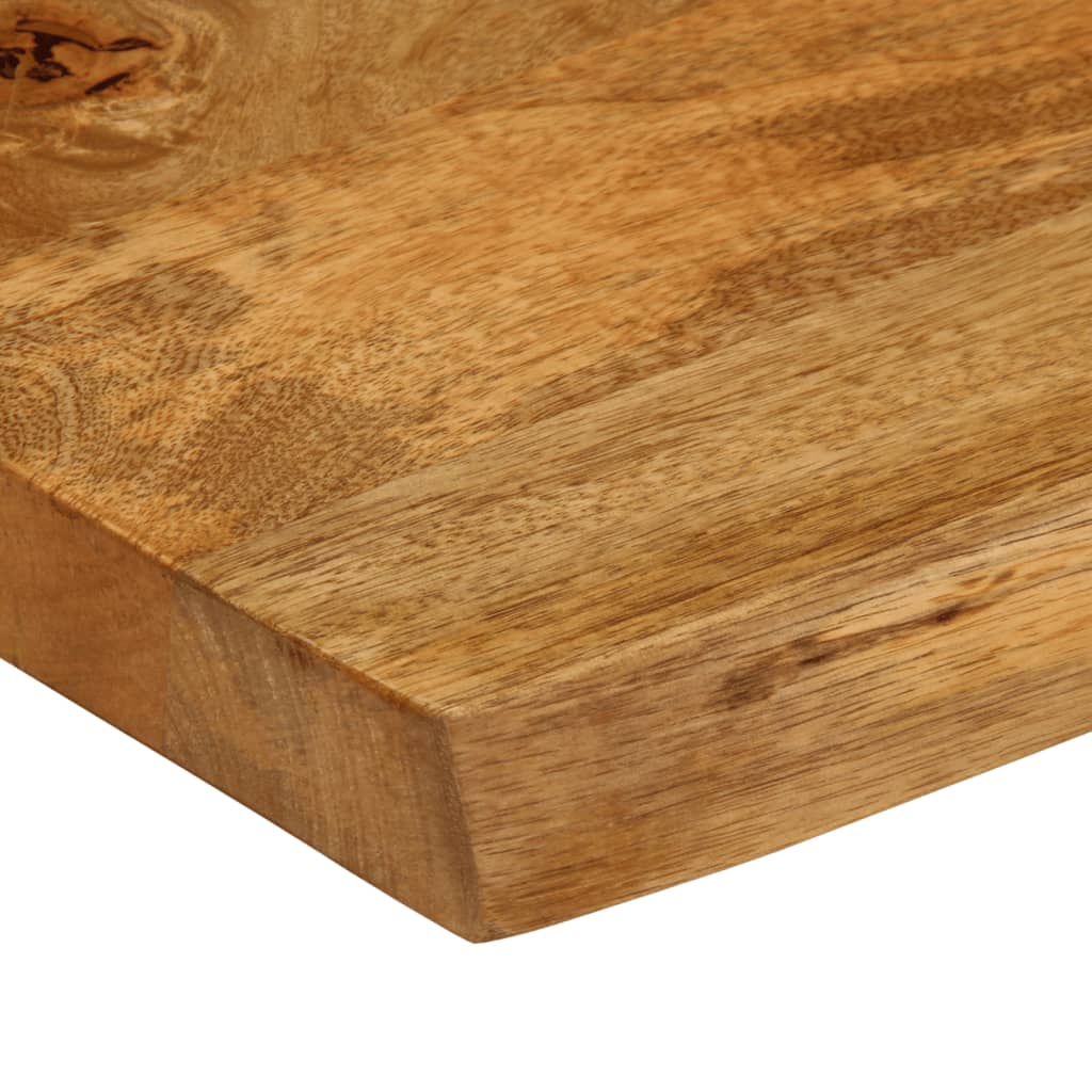 Stolní Deska 80 X 60 X 2,5 Cm Živá Hrana Mangovníkové Dřevo Mangovníkové Dřevo (Dubová Povrchová Úprava)