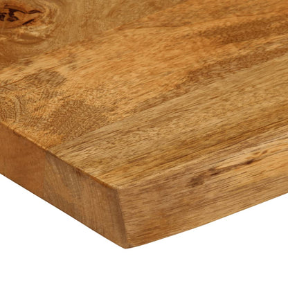 Stolní Deska 80 X 60 X 2,5 Cm Živá Hrana Mangovníkové Dřevo Mangovníkové Dřevo (Dubová Povrchová Úprava)