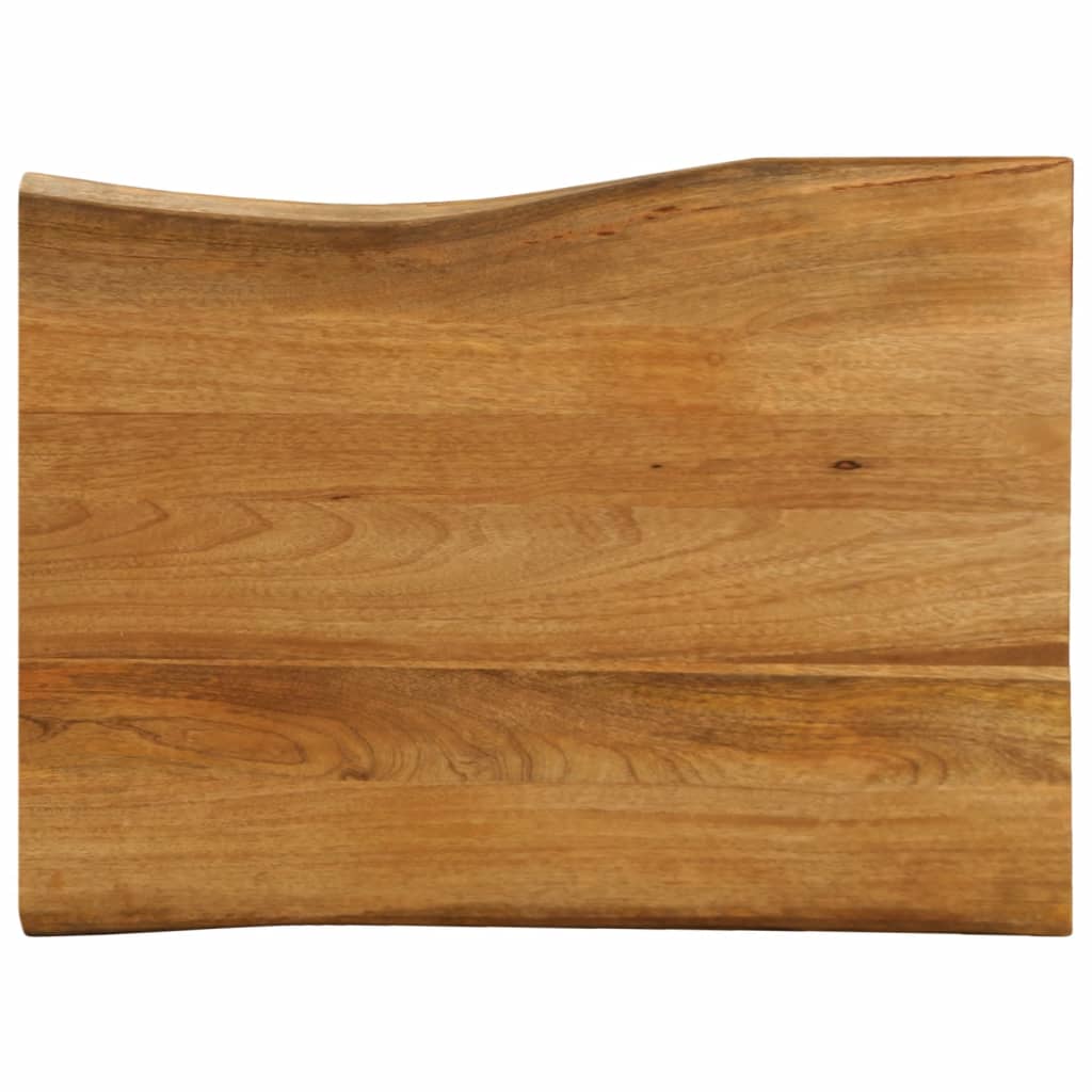 Stolní Deska 80 X 60 X 2,5 Cm Živá Hrana Mangovníkové Dřevo Mangovníkové Dřevo (Dubová Povrchová Úprava)
