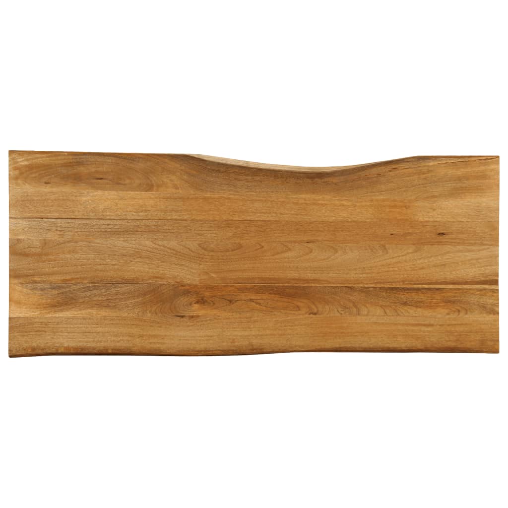 Stolní Deska 80 X 60 X 2,5 Cm Živá Hrana Mangovníkové Dřevo Mangovníkové Dřevo (Dubová Povrchová Úprava)