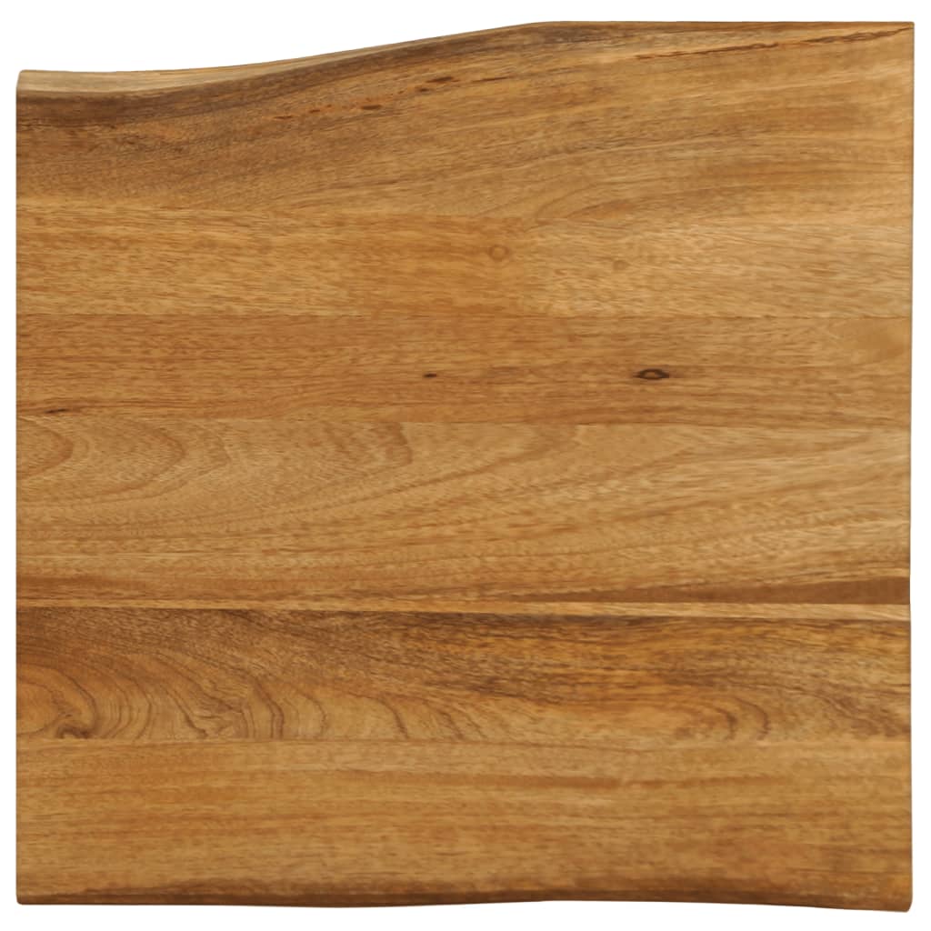 Stolní Deska 80 X 60 X 2,5 Cm Živá Hrana Mangovníkové Dřevo Mangovníkové Dřevo (Dubová Povrchová Úprava)