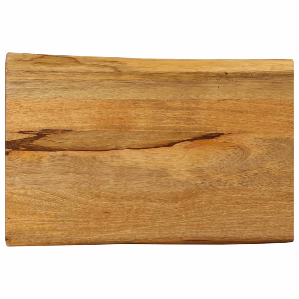 Stolní Deska 80 X 60 X 2,5 Cm Živá Hrana Mangovníkové Dřevo Mangovníkové Dřevo (Dubová Povrchová Úprava)